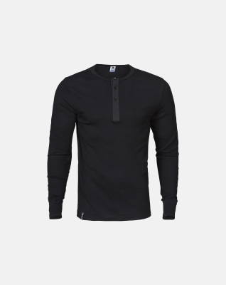 Bestefartrøye Rib, Bomull, Svart -Dovre Bestefartrøye Rib, Bomull, Svart -Dovre