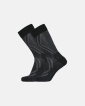 Terry sokker, økologisk ull, 2-pakning, svart - Dovre