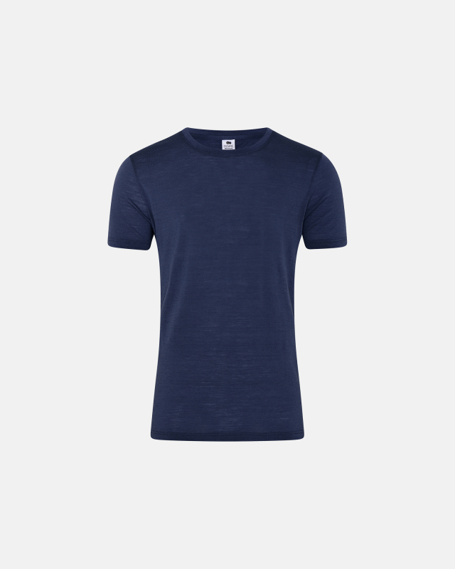 T-skjorte, Økologisk ull, Navy -Dovre