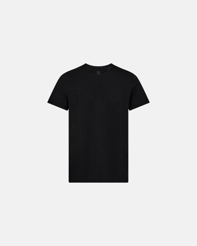 T-skjorte o-hals | bambusviskose | svart -Dovre