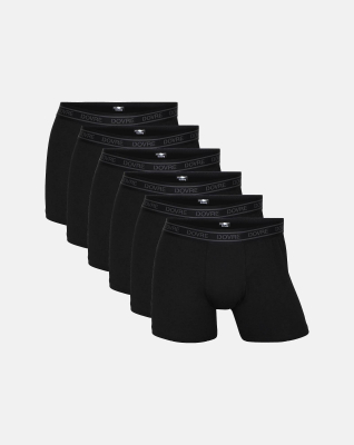 Boxer, Bambusviskose, 6-pakning, Svart Boxer, Bambusviskose, 6-pakning, Svart