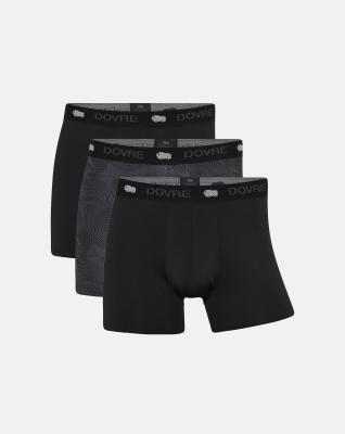 Boxer, Resirkulert polyester, 3-pakning, Flerfarget -Dovre Boxer, Resirkulert polyester, 3-pakning, Flerfarget -Dovre