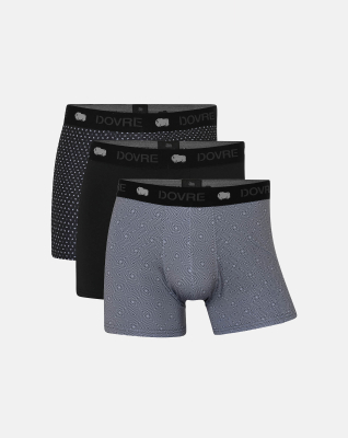 Boxer, Resirkulert polyester, 3-pakning, Flerfarget Boxer, Resirkulert polyester, 3-pakning, Flerfarget