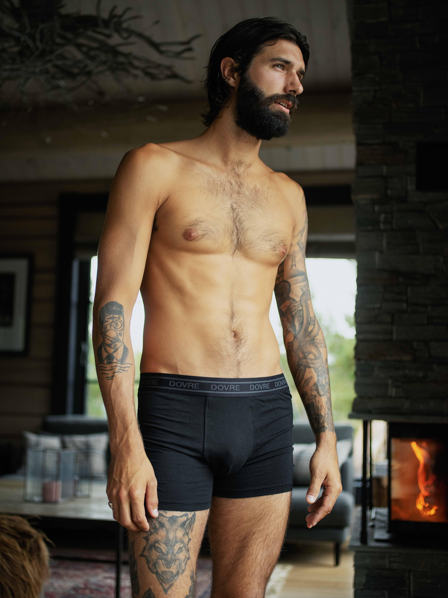 Boxer,  bambus, 3-pakning, Navy -Dovre Boxer,  bambus, 3-pakning, Navy -Dovre