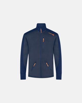 Jakke "midlayer", 100% ull, Navy Jakke "midlayer", 100% ull, Navy