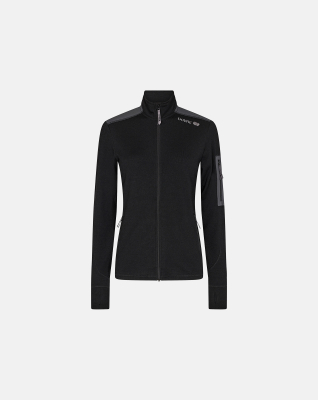 Jakke "zip", Polyester, Svart Jakke "zip", Polyester, Svart