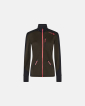Jakke "zip", 100% ull, Grønn -Dovre Women