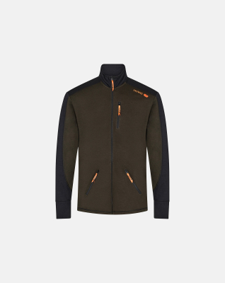 Jakke "midlayer", 100% ull, Grønn Jakke "midlayer", 100% ull, Grønn
