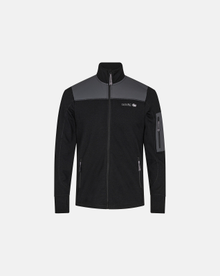 Jakke "midlayer", Polyester, Svart og grå Jakke "midlayer", Polyester, Svart og grå