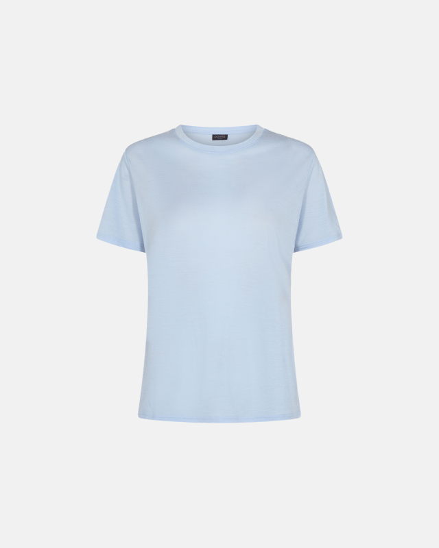 T-skjorte "light", 100% ull, Lyseblå -Dovre Women