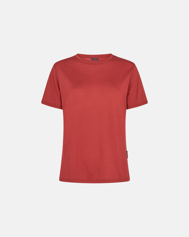 T-skjorte "light", 100% ull, Rød -Dovre Women