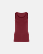 Singlet, 100% merino ull, rød - Dovre Women