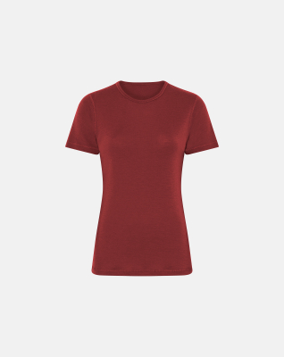 T-skjorte, 100% ull, rød -Dovre Women T-skjorte, 100% ull, rød -Dovre Women