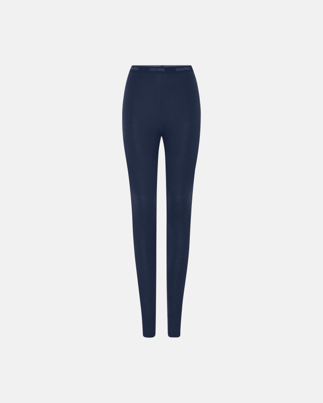 Stillongs, 100% merino ull, navy -Dovre Women