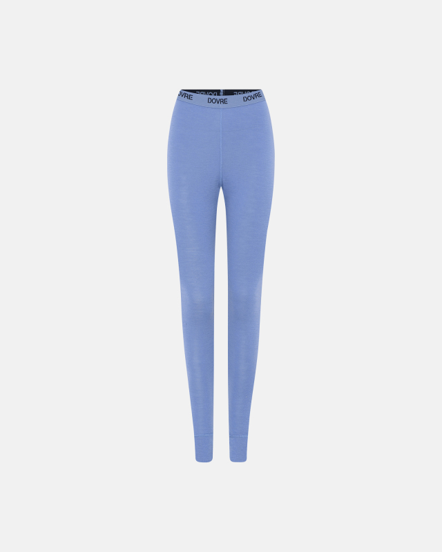 Stillongs, 100% merino ull, blå -Dovre Women