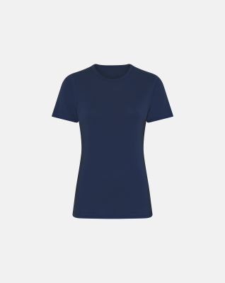 T-skjorte, 100% ull, navy -Dovre Women T-skjorte, 100% ull, navy -Dovre Women