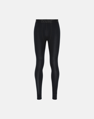 Stillongs, 100% merino ull, svart Stillongs, 100% merino ull, svart
