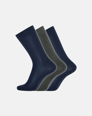 Sokker, økologisk ull, 3-pakning, Flerfarget -Dovre Sokker, økologisk ull, 3-pakning, Flerfarget -Dovre