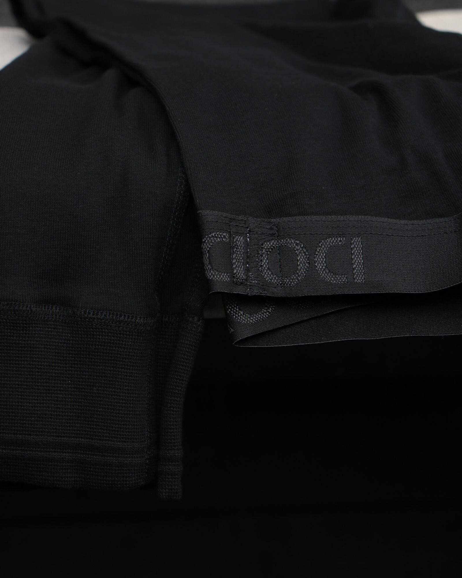 Stillongs Gylf Rib, Økologisk Bomull, Svart -Dovre Stillongs Gylf Rib, Økologisk Bomull, Svart -Dovre