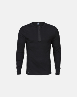 Bestefartrøye Rib, Økologisk Bomull, Svart -Dovre Bestefartrøye Rib, Økologisk Bomull, Svart -Dovre