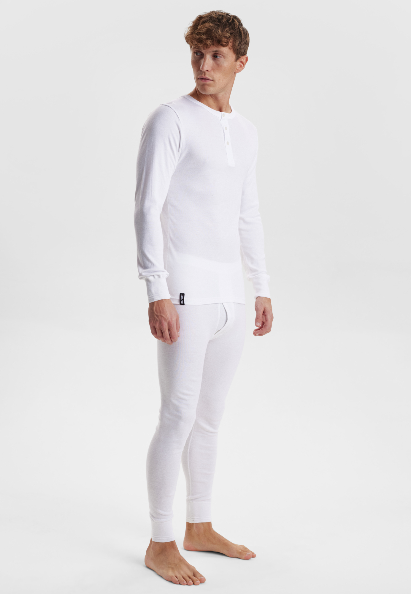 Bestefartrøye Rib, Økologisk Bomull, Hvit -Dovre Bestefartrøye Rib, Økologisk Bomull, Hvit -Dovre