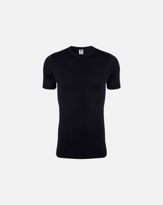 T-Skjorte Rib, Økologisk Bomull, Svart -Dovre T-Skjorte Rib, Økologisk Bomull, Svart -Dovre