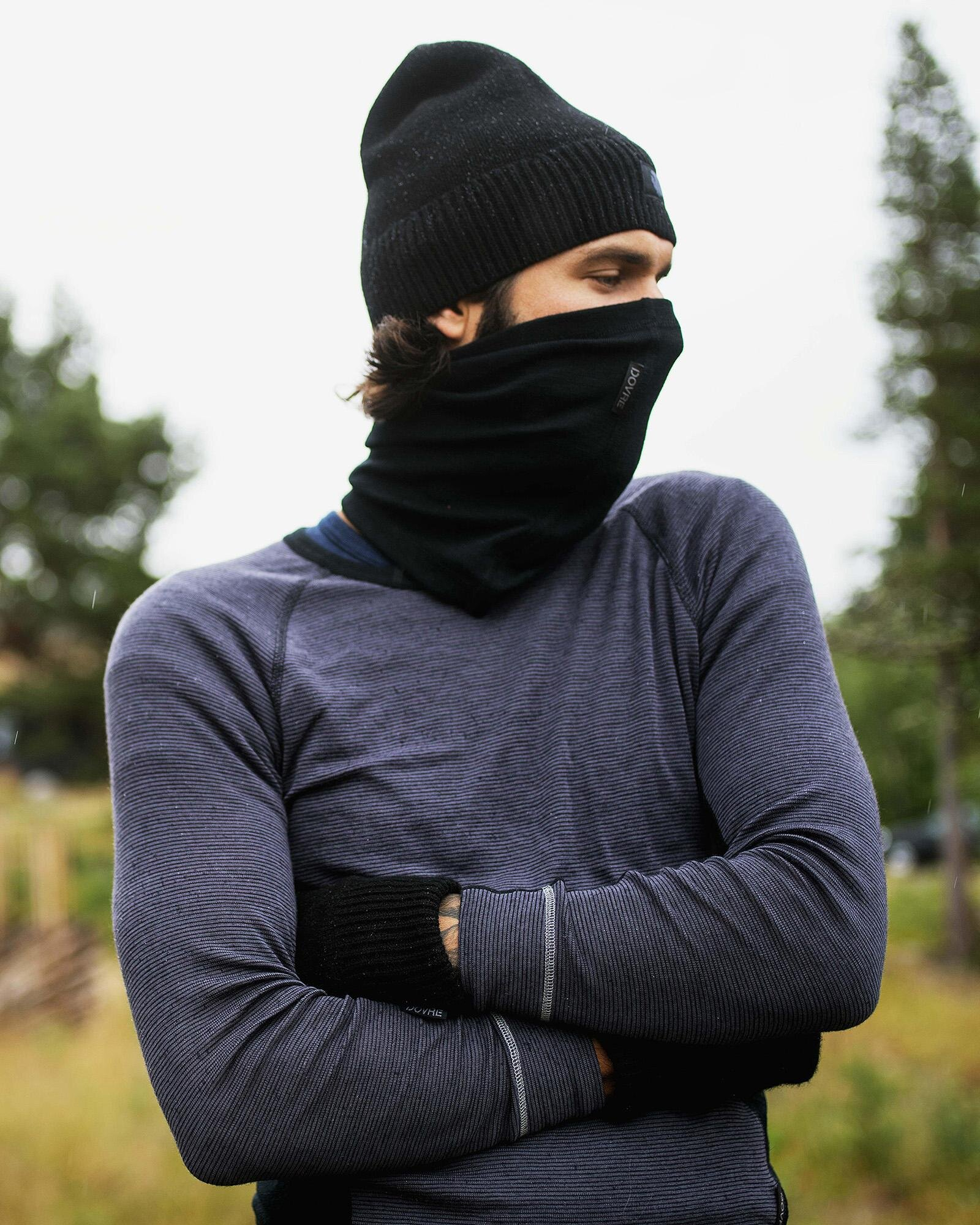 Lue, økologisk ull, svart -Dovre Lue, økologisk ull, svart -Dovre