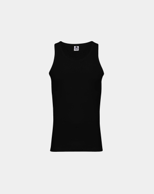 Undertrøye Rib, Økologisk Bomull, Svart -Dovre Undertrøye Rib, Økologisk Bomull, Svart -Dovre