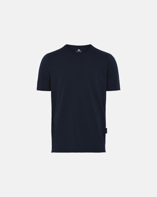 T-Skjorte, Ull, Navy -Dovre