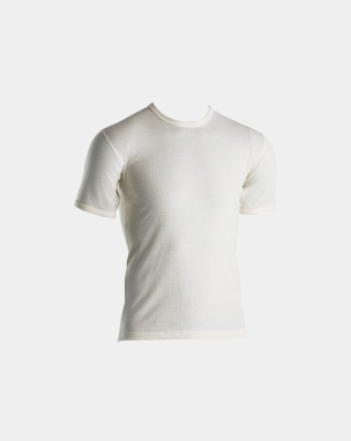 T-Skjorte, Merino ull, Hvit T-Skjorte, Merino ull, Hvit