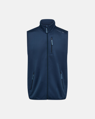 Fleece Vest, Polyester, Blå Fleece Vest, Polyester, Blå