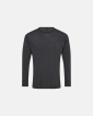 Langermet t-skjorte, 100% merino uld, Grå - Dovre