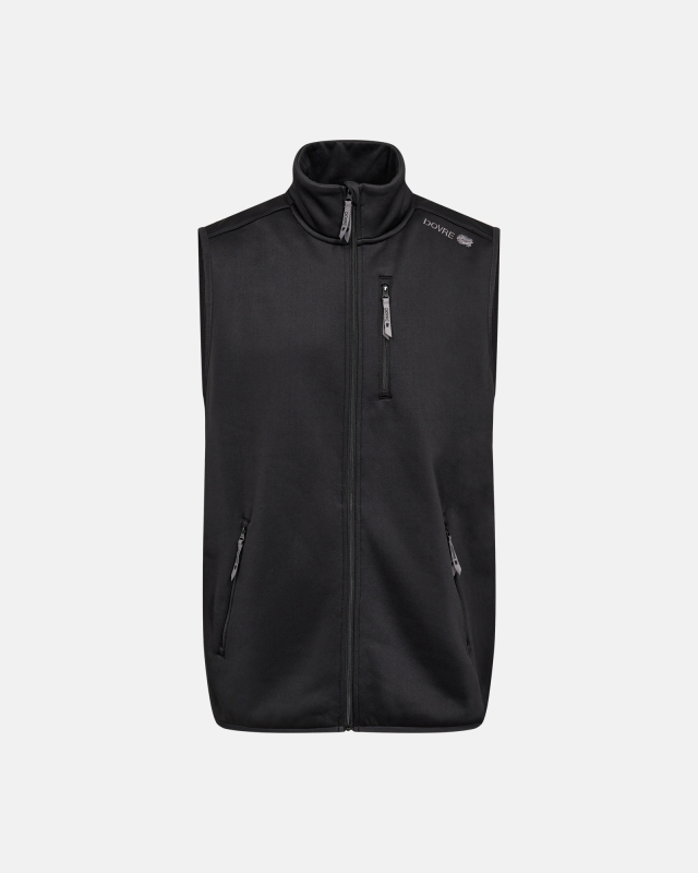 Fleece vest | Polyester | Svart -Dovre Women