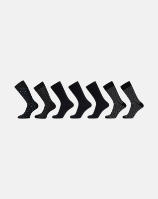 Sokker, Bambusviskose, 7-pakning, Sort -Dovre Sokker, Bambusviskose, 7-pakning, Sort -Dovre