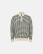 Genser "half-zip", 100% Ull, Beige -Dovre