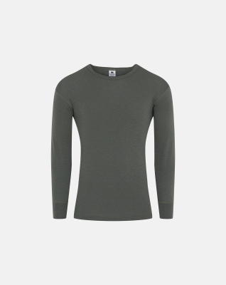 Langermet t-skjorte, 100% merino ull, grønn Langermet t-skjorte, 100% merino ull, grønn