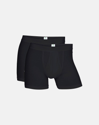 Boxer Gylf 680, Økologisk Bomull, 2-pakning, Svart Boxer Gylf 680, Økologisk Bomull, 2-pakning, Svart