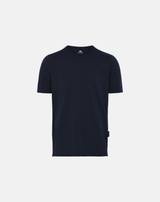 T-Skjorte, Ull, Navy T-Skjorte, Ull, Navy