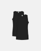 Undertrøye 680, Økologisk Bomull, 2-pakning, Svart - Dovre