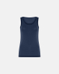 Singlet, 100% merino ull, navy - Dovre Women